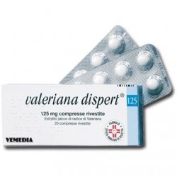 Vemedia Pharma Valeriana Dispert 125 Mg - 20 Compresse Rivestite - Farmaci per disturbi del sonno - 004853053 - Vemedia Pharm...