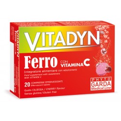 Phyto Garda Vitadyn Ferro + Vitamina C 20 Compresse Effervescenti - Vitamine e sali minerali - 912903388 - Phyto Garda - € 8,34