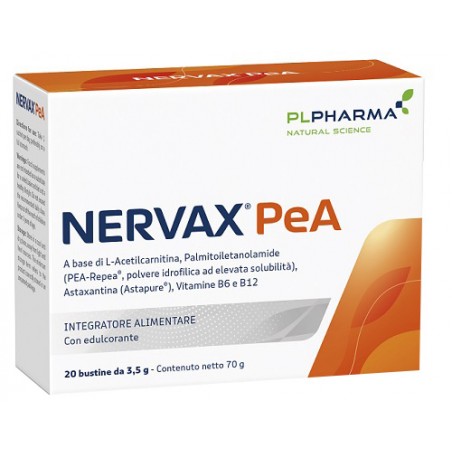 Pl Pharma Nervax Pea 20 Bustine - Vitamine e sali minerali - 943299899 - Pl Pharma - € 29,63