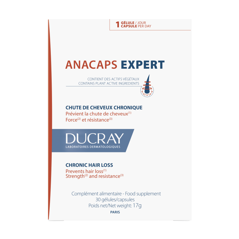 Ducray Anacaps Expert Capelli e Unghie 30 Capsule - Integratori per pelle, capelli e unghie - 984320010 - Ducray - € 18,53