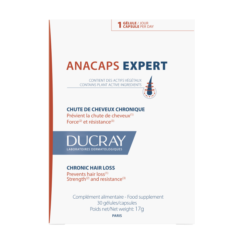 Ducray Anacaps Expert Capelli e Unghie 30 Capsule - Integratori per pelle, capelli e unghie - 984320010 - Ducray - € 19,96