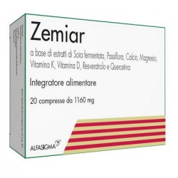 Alfasigma Zemiar Integratore Per Funzione Psicologica 20 Compresse - Integratori per ciclo mestruale e menopausa - 933160400 ...