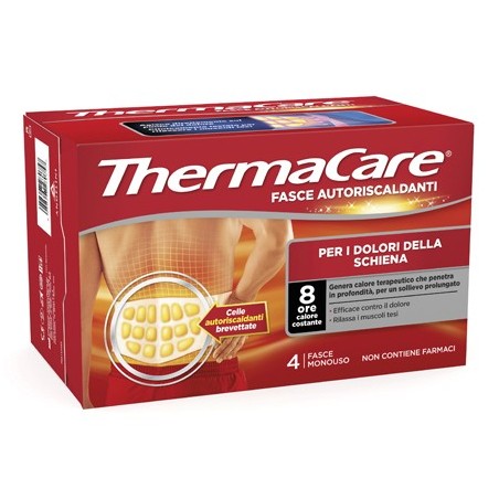 Thermacare Fascia Autoriscaldante A Calore Terapeutico Schiena 4 Pezzi - Farmaci per dolori muscolari e articolari - 98104264...