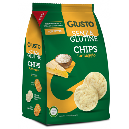 Farmafood Giusto Senza Glutine Chips Formaggio 40 G - Alimenti senza glutine - 984818423 - Giusto - € 1,41