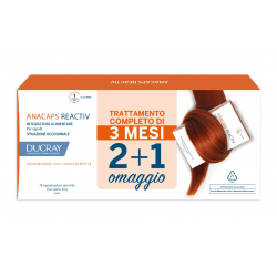Ducray Anacaps Reactiv Capelli Situazione Occasionale 3 X 30 Capsule Ducray - 1