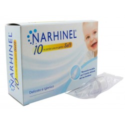 Narhinel Ricarica Usa E Getta Per Aspiratore Nasale 10 Pezzi Soft - Pulizia naso e orecchie bambini - 913214185 - Narhinel