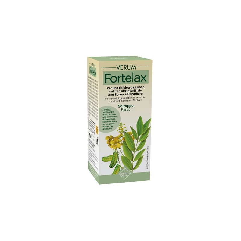 Euritalia Pharma Verum Fortelax Sciroppo 126 G - Integratori per regolarità intestinale e stitichezza - 984984017 - Euritalia...