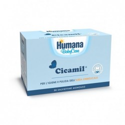 Humana Cicamil Salviette Per Moncone Ombelicale 30 Pezzi - Igiene del bambino - 903966442 - Humana - € 21,95