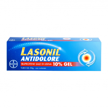 Lasonil Gel Antidolorifico Ibuprofene 10% Uso Cutaneo 50 G - Farmaci per dolori muscolari e articolari - 042154017 - Lasonil ...