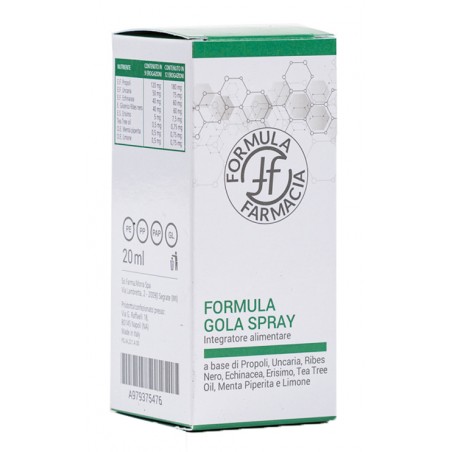 So. Farma. Morra Formula Farmacia Formula Gola Spray Adulti 20 Ml - Prodotti fitoterapici per raffreddore, tosse e mal di gol...