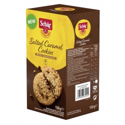 Dr. Schar Schar Salted Caramel Cookies Con Gocce Di Cioccolato Al Latte E Caramello 150 G - Alimenti senza glutine - 98476934...
