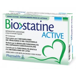 Pharmalife Research Biostatine Active 60 Compresse - Integratori per il cuore e colesterolo - 984356295 - Pharmalife Research...