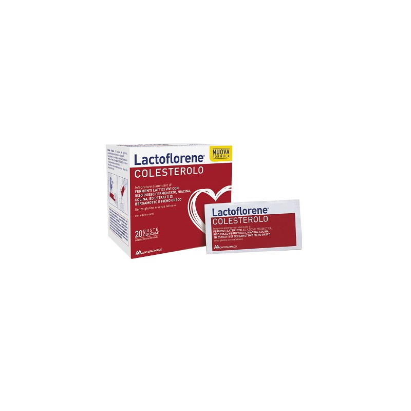 Montefarmaco Otc Lactoflorene Colesterolo 20 Bustine - Integratori per il cuore e colesterolo - 984634903 - Lactoflorene - € ...
