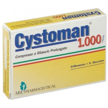 Abi Pharmaceutical Cystoman 1000 12 Compresse - Integratori per cistite - 975986249 - Abi Pharmaceutical - € 16,53