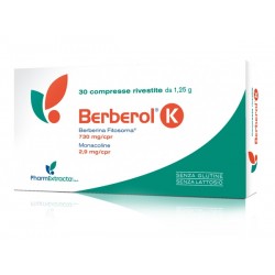 Pharmextracta Berberol K Integratore Per Colesterolo 30 Compresse - Integratori per il cuore e colesterolo - 984805731 - Phar...