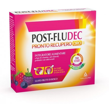 Angelini Postfludec Frutti Di Bosco Pronto Recupero Oro 12 Bustine Angelini - 1 Angelini Postfludec Frutti Di Bosco Pronto Recupero Oro 12 Bustine Angelini - 1