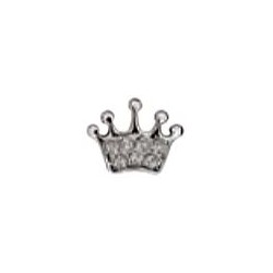 Sanico Orecchino Sterile Bjt705 Sts Baby Crown - Orecchini - 979197151 - Biojoux - € 9,90