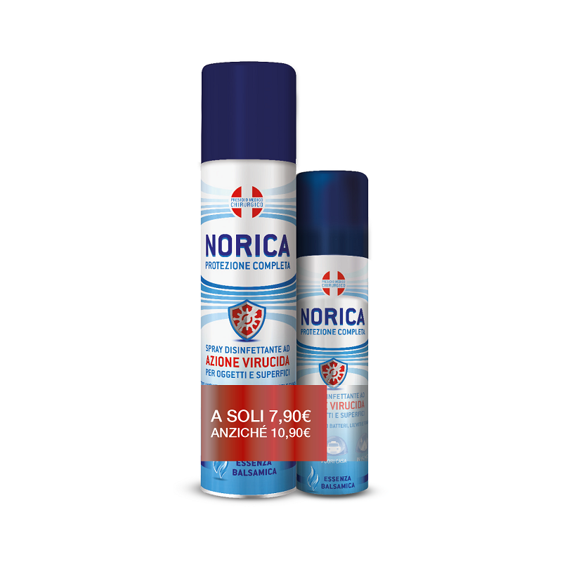 Norica Protezione Completa Balsamica Spray Disinfettante 300 Ml + 75 Ml - Casa e ambiente - 984967986 - Norica - € 7,19