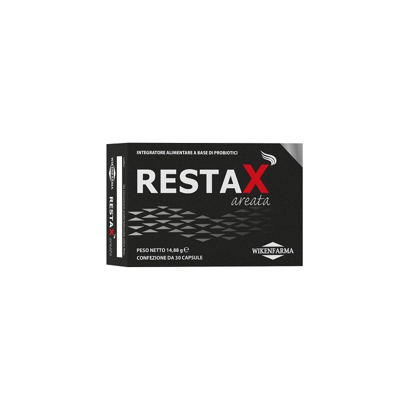 Wikenfarma Restax Areata 30 Capsule - Integratori per regolarità intestinale e stitichezza - 984320073 - Wikenfarma - € 34,16
