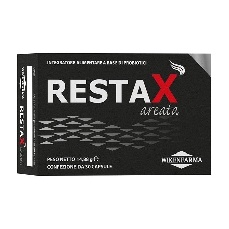 Wikenfarma Restax Areata 30 Capsule - Integratori per regolarità intestinale e stitichezza - 984320073 - Wikenfarma - € 34,16