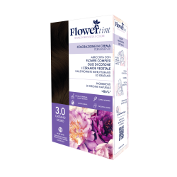 Purobio Flowertint Colorazione in Crema Permanente 3,0 Castano Scuro - Tinte e colorazioni per capelli - 940531609 - Flowerti...