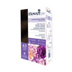 Purobio FlowerTint Colorazione in Crema Permanente 4,0 Castano Medio - Tinte e colorazioni per capelli - 940531611 - Flowerti...