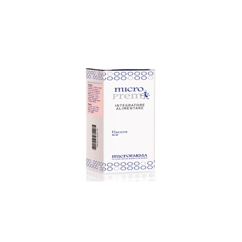Microfarma Microprem Gocce 30 Ml - Vitamine e sali minerali - 940226424 - Microfarma - € 20,34