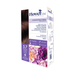 Purobio FlowerTint Colorazione Permanente 5,7 Castano Chiaro Cacao - Tinte e colorazioni per capelli - 940531902 - Flowertint...
