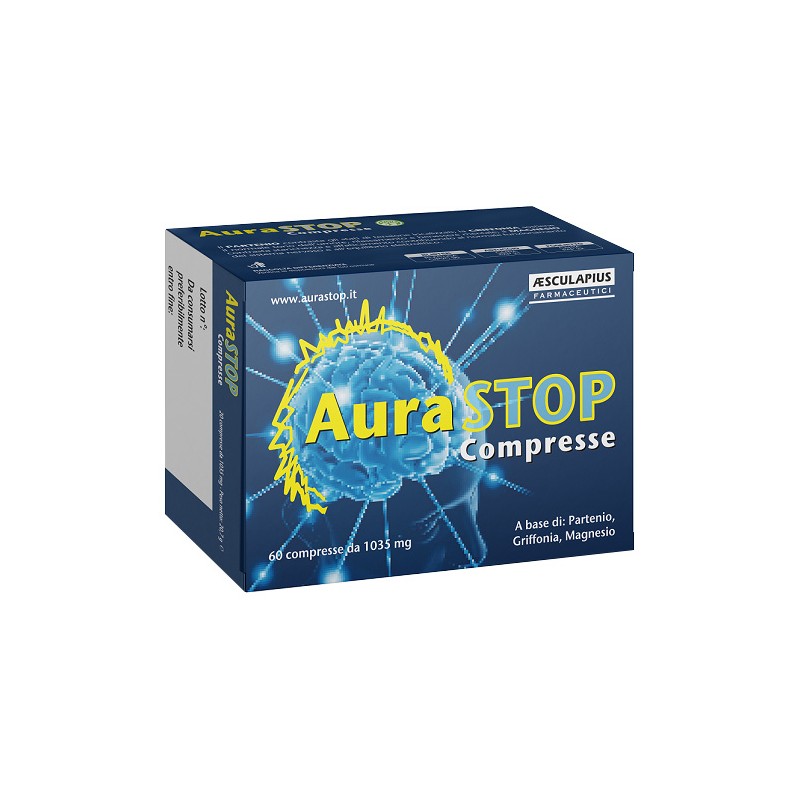 Aesculapius Farmaceutici Aurastop 60 Compresse - Integratori per concentrazione e memoria - 947415333 - Aesculapius Farmaceut...