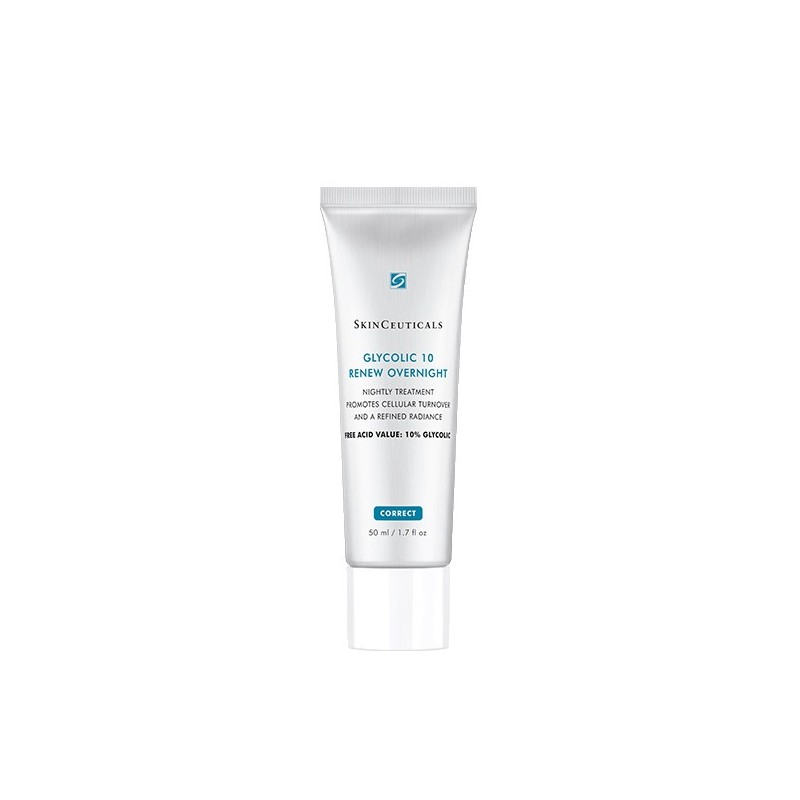 Skinceuticals Glycolic 10 Renew Overnight Fluido Notte Esfoliante 50 Ml - Esfolianti - 974088700 - Skinceuticals - € 66,54