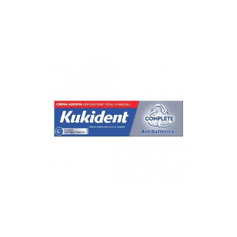 Kukident Complete Crema Adesiva Antibatterica Tenuta Forte 40 G - Prodotti per dentiere ed apparecchi ortodontici - 983513678...