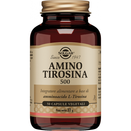 Solgar It. Multinutrient Amino Tirosina 500 50 Capsule Vegetali Solgar - 1 Solgar It. Multinutrient Amino Tirosina 500 50 Capsule Vegetali Solgar - 1