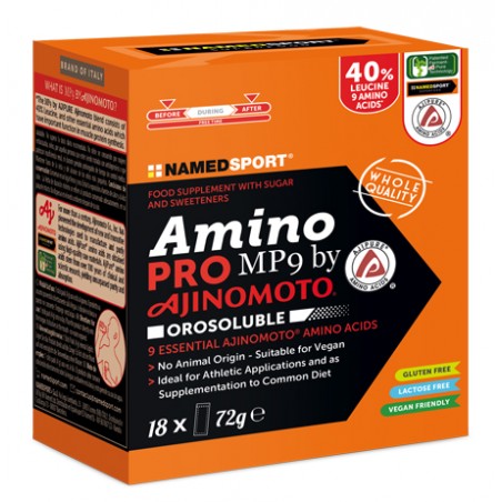 Namedsport Aminopro Mp9 Ajinomoto 18 Stick - Vitamine e sali minerali - 980181465 - Namedsport - € 29,15