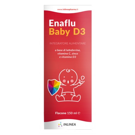 Inlinea Enaflu Baby D3 Soluzione Orale 150 Ml - Vitamine e sali minerali - 941658003 - Inlinea - € 17,84