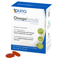 Guna Omegaformula 30 Compresse - Integratori per il cuore e colesterolo - 947499479 - Guna - € 21,81