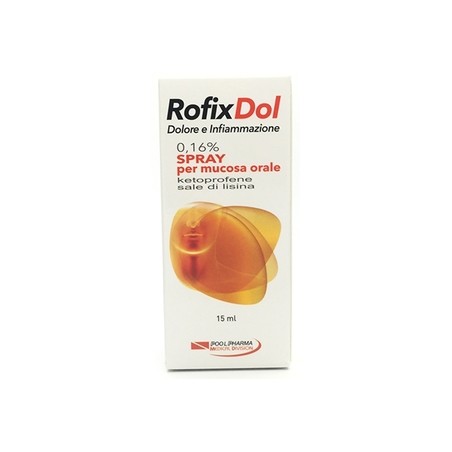 Pool Pharma Rofixdol Infiammazione E Dolore 0,16% Spray Per Mucosa Orale - Raffreddore e influenza - 041874025 - Pool Pharma ...