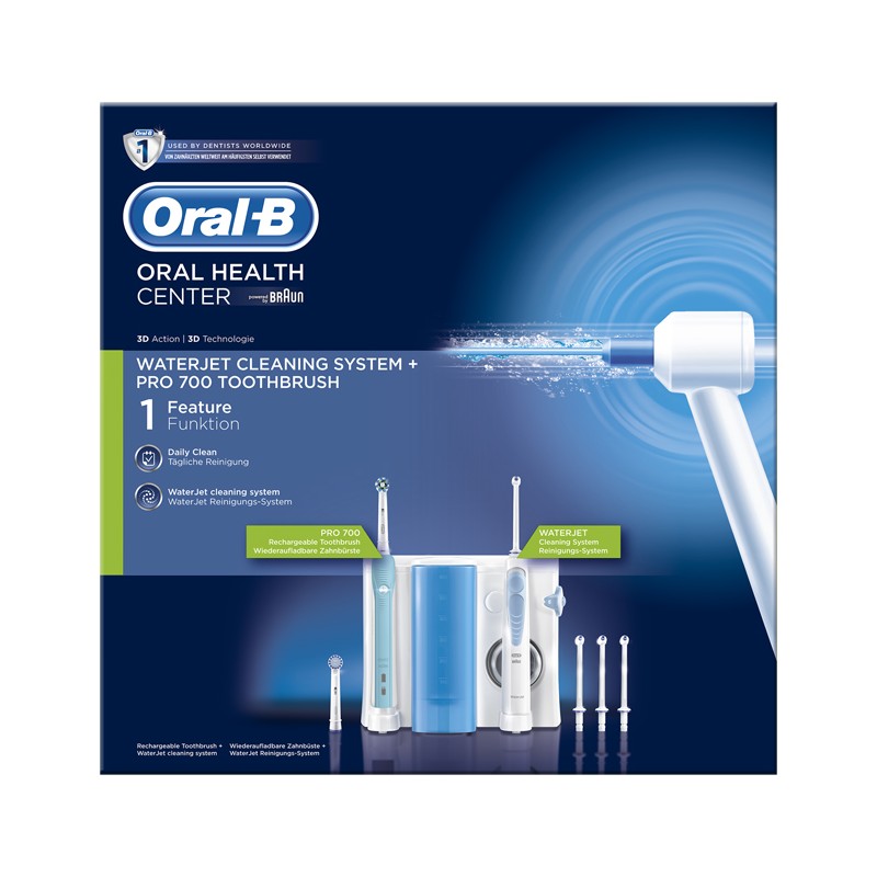 Procter & Gamble Oral-b Oral Health Center Oc16 Idropulsore Waterjet Md16 + Pro 700 - Spazzolini elettrici e idropulsori - 97...