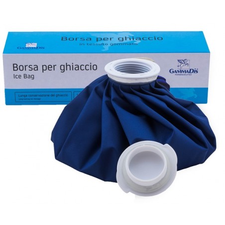 Gammadis Farmaceutici Borsa Ghiaccio Tessuto Gommato 25 Cm - Terapia del caldo freddo, ghiaccio secco e ghiaccio spray - 9012...