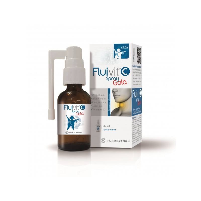 Farmac-zabban Fluivit C Spray Gola 20 Ml - Prodotti fitoterapici per raffreddore, tosse e mal di gola - 973363245 - Farmac-Za...