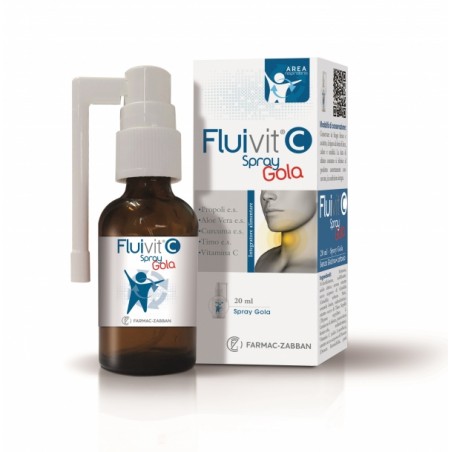 Farmac-zabban Fluivit C Spray Gola 20 Ml - Prodotti fitoterapici per raffreddore, tosse e mal di gola - 973363245 - Farmac-Za...