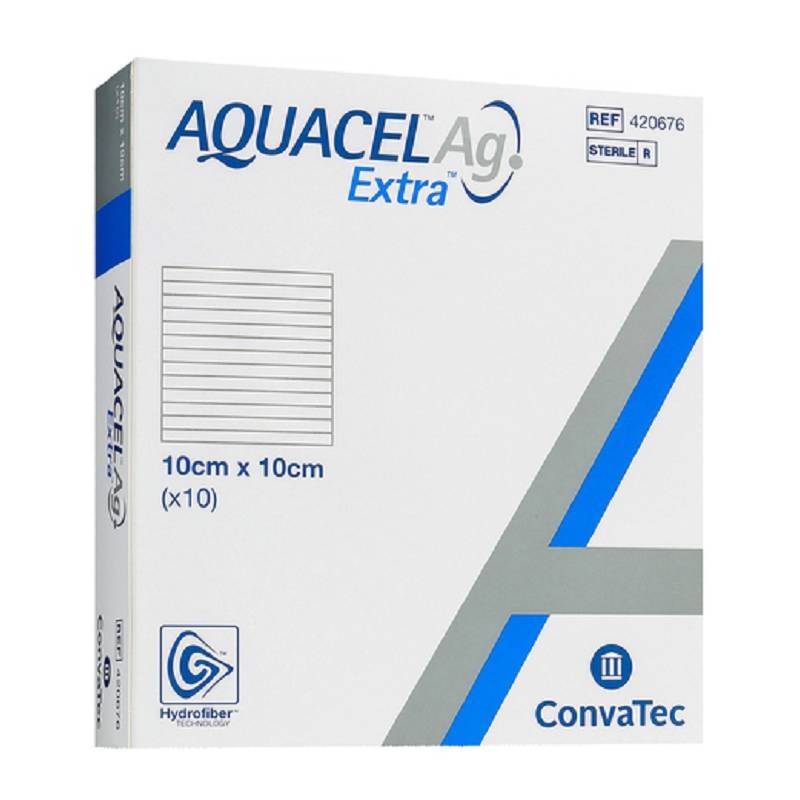 Aquacel Extra Medicazione In Cellulosa Rigenerata 10x10cm - 10 Pezzi - Medicazioni - 931153074 - Aquacel - € 59,25