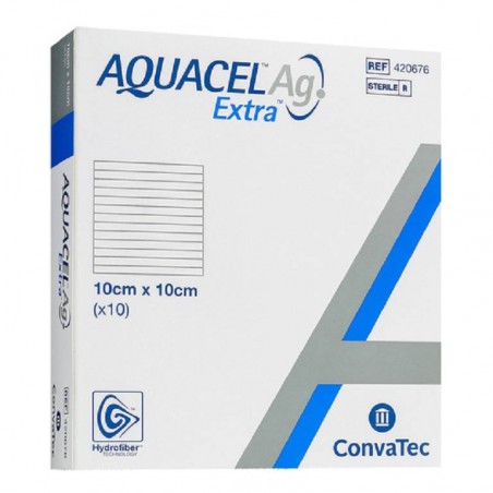 Aquacel Extra Medicazione In Cellulosa Rigenerata 10x10cm - 10 Pezzi - Medicazioni - 931153074 - Aquacel - € 59,25