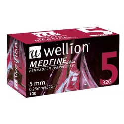 Med Trust Italia Ago Per Penna Da Insulina Wellion Medfine Plus 5 32 Gauge Lunghezza 5 Mm 100 Pezzi - Rimedi vari - 984503716...