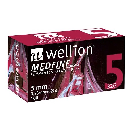 Med Trust Italia Ago Per Penna Da Insulina Wellion Medfine Plus 5 32 Gauge Lunghezza 5 Mm 100 Pezzi Med Trust Italia - 1 Med Trust Italia Ago Per Penna Da Insulina Wellion Medfine Plus 5 32 Gauge Lunghezza 5 Mm 100 Pezzi Med Trust Italia - 1