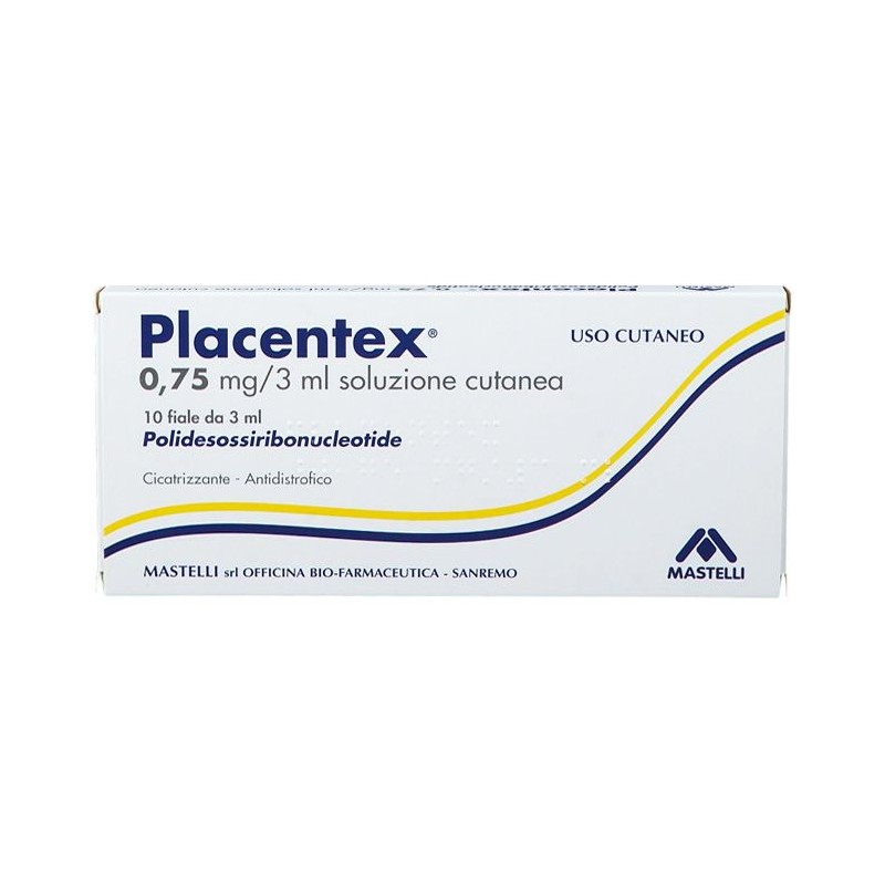 Placentex 10% Soluzione Cutanea 10 Fiale - Farmaci dermatologici - 004905143 - Mastelli - € 18,75
