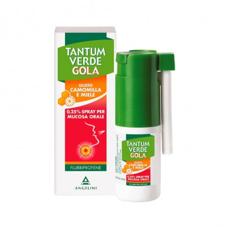 Tantum Verde Gola Spray Camomilla e Miele 15 Ml Tantum Verde - 1 Tantum Verde Gola Spray Camomilla e Miele 15 Ml Tantum Verde - 1