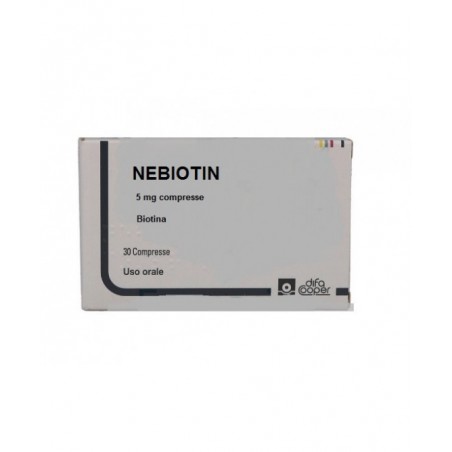 Difa Cooper Nebiotin 5 Mg Compresse - Farmaci per carenza di micronutrienti - 033765013 - Difa Cooper - € 15,58