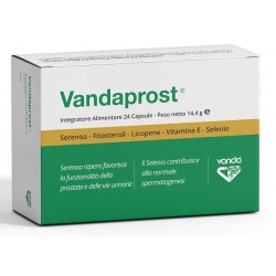 Vanda Omeopatici Vandaprost 24 Capsule - Integratori per prostata - 911430179 - Vanda Omeopatici - € 22,04