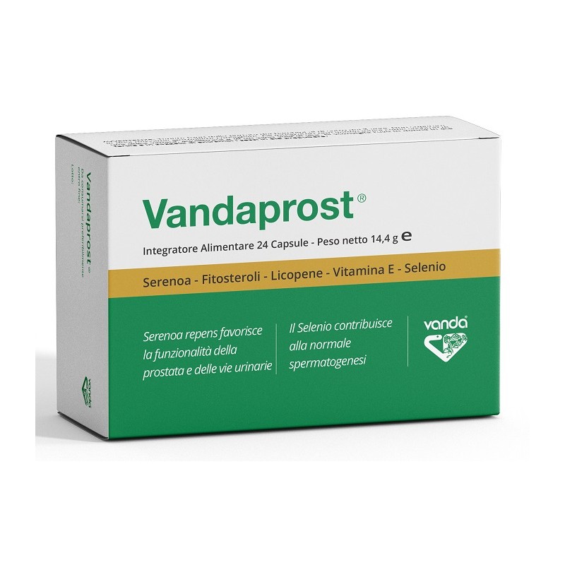 Vanda Omeopatici Vandaprost 24 Capsule - Integratori per prostata - 911430179 - Vanda Omeopatici - € 21,91