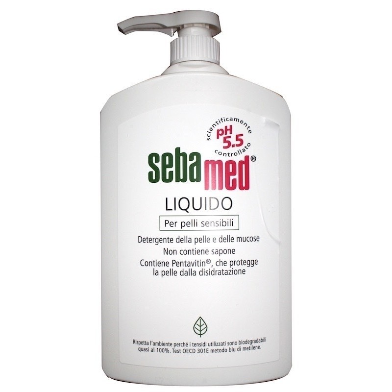 Sebamed Liquido pH 5.5 Per Pelli Sensibili 1 Litro - Bagnoschiuma e detergenti per il corpo - 930997313 - Sebapharma Gmbh & C...
